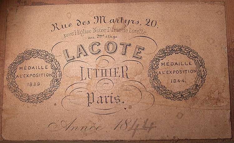 lacote_1844_label